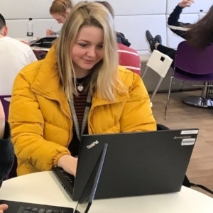 laptops arrive in Chichester Sixth Form logo